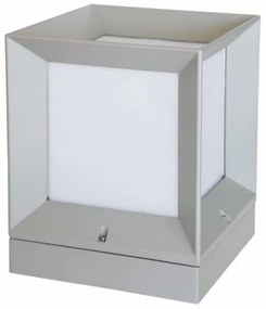 Επιδαπέδιο Φωτιστικό Κολονάκι E27 IP44 Ασημί 7624 Spotlight 7624 Ασημί