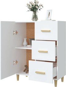 vidaXL Ντουλάπι Λευκό 69,5 x 34 x 90 εκ. από Επεξεργασμένο Ξύλο