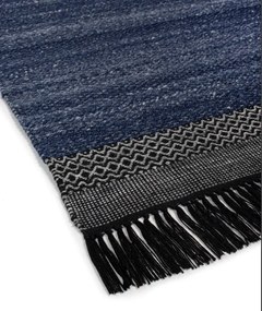 Χαλί All Season (140x200) Βιοκαρπέτ Barito BAR-01 Blue Black