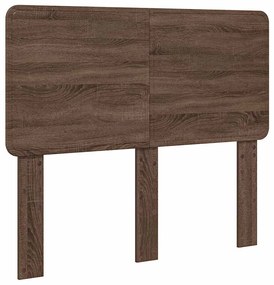 vidaXL Κεφαλάρι με κεφαλάρι Καφέ δρυς 135 cm Επεξεργασμένο ξύλο