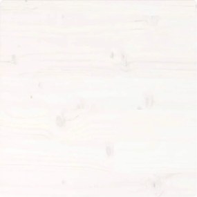 vidaXL Επιφάνεια Τραπεζιού Τετράγωνη Λευκή 60x60x2,5 εκ. Μασίφ Πεύκο