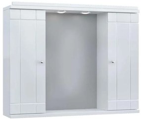 Bathroom mirror Drop 70 Double White 70x15x54 εκ.