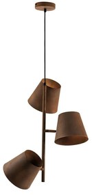 Φωτιστικό Οροφής Colt I-COLT-S3 RU 3xE27 Φ51cm 212cm Rust Luce Ambiente Design Metal