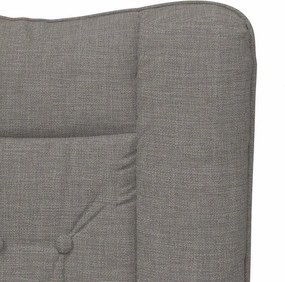 vidaXL Πολυθρόνα Taupe 63 x 67 x 94 εκ. Ύφασμα και κόντρα πλακέ