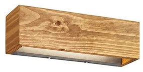Φωτιστικό Τοίχου - Απλίκα Led Brad 223790130 11x37cm Wood Trio Lighting Metal,Wood