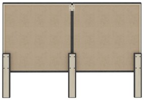 vidaXL Κεφαλάρι Σκούρο Γκρι 160 x 200 εκ. Υφασμάτινο