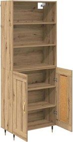 vidaXL Highboard Artisan Oak 69,5 x 34 x 180 εκ. Επεξεργασμένο ξύλο