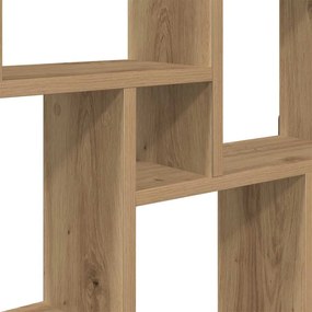 vidaXL Ράφι Κύβος Τοίχου Τεχνίτης Δρυς 78 x 15 x 93 εκ από Μοριοσανίδα