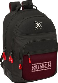 Σχολική Τσάντα Munich Vulcan Μαύρο 32 x 42 x 15 cm
