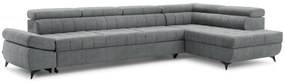 Γωνιακός καναπές/Κρεβάτι Valer Maxi /Γκρι/ 349x97x203/ Δεξιά γωνία BOG265