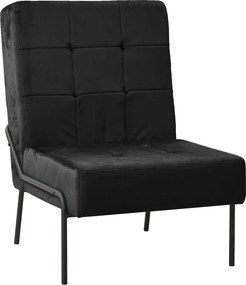vidaXL Καρέκλα Χαλάρωσης 65 x 79 x 87 Μαύρη Βελούδινη