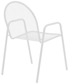 Σετ Κήπου Τραπεζαρία Watson - Tarete 3 τεμ Λευκό Μέταλλο 60x60x70 εκ.