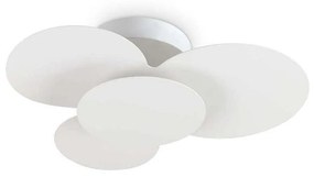 Πλαφονιέρα Cloud 263519 52x14x46cm LED 33W 3000K White Ideal Lux