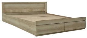Κρεβάτι Olympus  με συρτάρι castillo-oak 140x200εκ