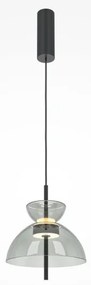 Κρεμαστό Φωτιστικό Οροφής LED 12W Γυαλί 30,3cm Bangkok Maytoni-MOD185PL-L11B3K2-Γκρι MOD185PL-L11B3K2