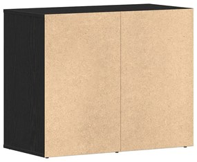 vidaXL Καλλυντικό Ντουλάπι με ράφι Μαύρη δρυς 80 x 40 x 65 εκ.