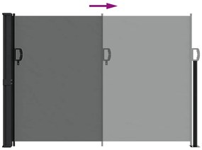 vidaXL Πτυσσόμενη Πλαϊνή Τέντα Ανθρακί 140x300 εκ.