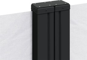 vidaXL Σκίαστρο Πλαϊνό Συρόμενο Λευκό 200 x 1000 εκ.