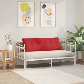 vidaXL Μαξιλάρι Πλάτης Κόκκινο 140 x 19 x 50 εκ ύφασμα