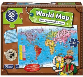 Παζλ Orchard World Map (FR)