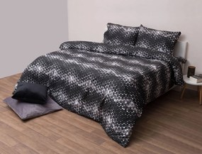 Σετ Σεντόνια Υπέρδιπλα με Λάστιχο 160x200+25 Κάρτερ Ανθρακί Viopros