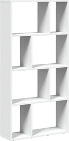vidaXL Βιβλιοθήκη Λευκή 60x20x120,5 εκ. από Τεχνητό Ξύλο