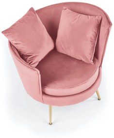 ALMOND leisure chair color: pink