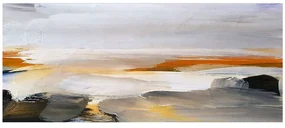 Πίνακας Καμβάς 451ERN1235 120x50cm Multi Wallity Οριζόντιοι Ξύλο, Καμβάς