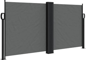 vidaXL Σκίαστρο Πλαϊνό Συρόμενο Ανθρακί 120 x 600 εκ.