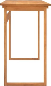 vidaXL Γραφείο 120 x 45 x 75 εκ. από Μασίφ Ξύλο Teak