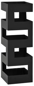Ομπρελοθήκη με Σχέδιο Tetris Μαύρη Ατσάλινη - Μαύρο