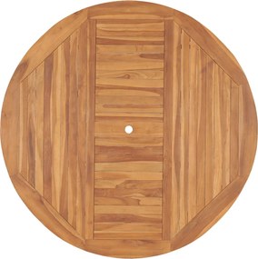 vidaXL Τραπέζι Κήπου 150 x 76 εκ. από Μασίφ Ξύλο Teak