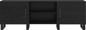 vidaXL Ντουλάπι TV 150 x 30 x 50 cm Μαύρη Οξυά Επεξεργασμένο Ξύλο