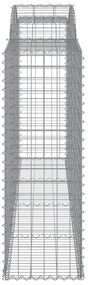 vidaXL Συρματοκιβώτια Τοξωτά 25 τεμ. 300x50x140/160 εκ. Γαλβαν. Ατσάλι