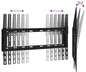 vidaXL Βάση Τηλεόρασης Επιτοίχια για 26-63Ιν Max VESA 600x400χιλ. 50κ.