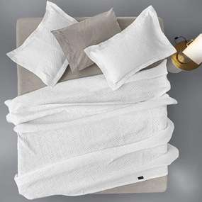 Κουβερτόριο Υπέρδιπλο (245x260) Guy Laroche Pattern White