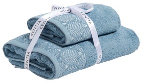 Πετσέτες Μπάνιου (Σετ 2τμχ) Kentia Lela 450gsm Μπλε