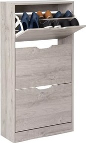 ΠΑΠΟΥΤΣΟΘΉΚΕΣ WOOD SHOE RACK 3DRW GREY 18P FIVE 160392A