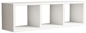 Ραφιέρα Τοίχου Μελαμίνης Λευκή 90x22x25,6Υ Εκ.