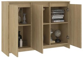 vidaXL Μπουφές Sonoma Δρυς 102x33x75 εκ. Επεξεργασμένο Ξύλο