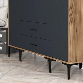 Τετραφυλλη Ντουλαπα Καρυδια KUMSAL 47.5x160x201.4