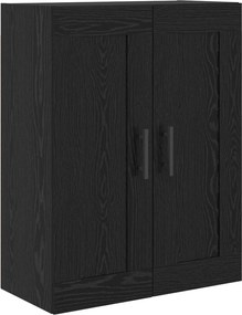 vidaXL Highboard Μαύρη Οξυά 69,5 x 34 x 180 εκ. Επεξεργασμένο ξύλο