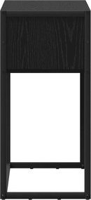 vidaXL End Table Μαύρη Οξυά 100 x 36 x 75 εκ. Επεξεργασμένο ξύλο