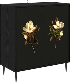 vidaXL Πλαϊνό γραφείο BREMEN Μαύρη Δρυς 69 x 33 x 76 εκ.