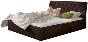Επενδυμένο κρεβάτι Milan-Kafe-Με μηχανισμό ανύψωσης-160 x 200