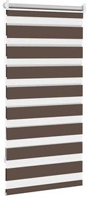 vidaXL Σύστημα Σκίασης Ρόλερ Zebra Καφέ 60 x 120 εκ.