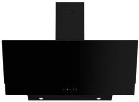 Hyundai HHD24-GL4691B Απορροφητήρας Καμινάδα με πλάτος 90cm και απορροφητική ισχύ 650 m³/h - Black