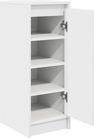 vidaXL Παπουτσοθήκη Λευκή 29,5x34x76 εκ. από Επεξεργασμένο Ξύλο