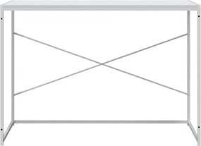 vidaXL Γραφείο Υπολογιστή Λευκό 110 x 60 x 70 εκ. από Επεξ. Ξύλο