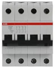 Αυτόματη Ασφάλεια SH204-C50 Γκρι 50Α Καμπύλη C 6kA SH200 707064 ABB 707064